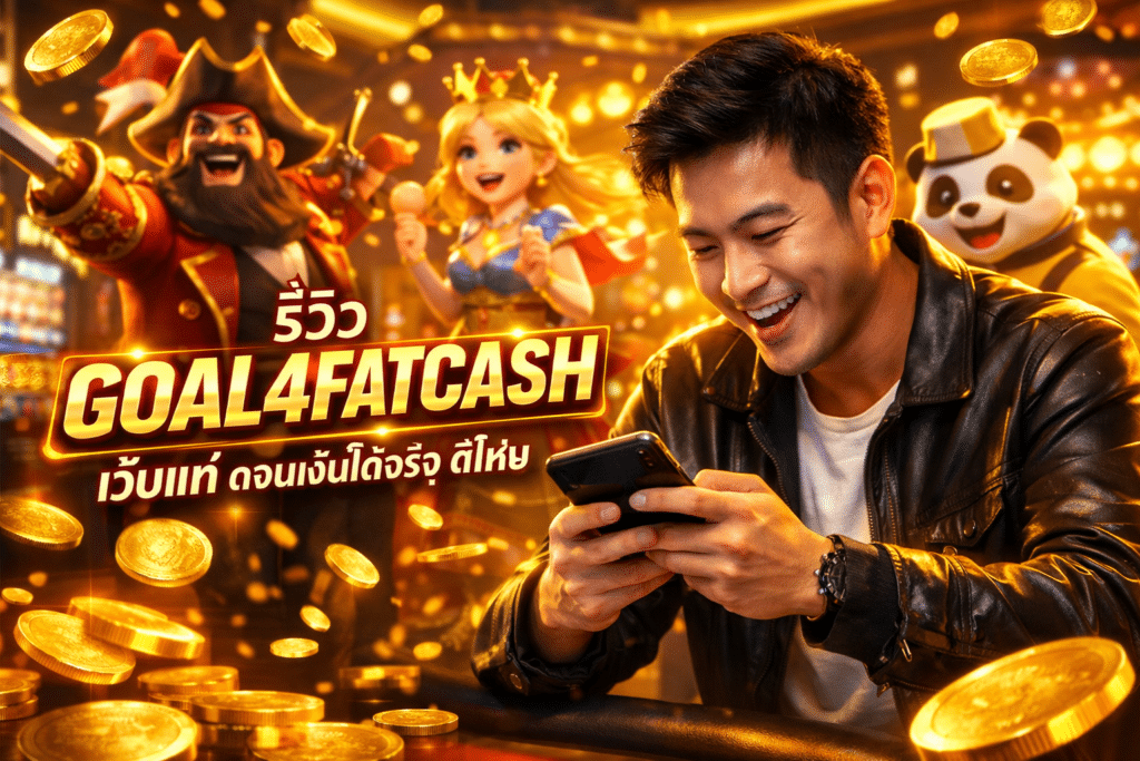 รีวิว GOAL4FATCASH เว็บแท้ ถอนเงินได้จริง ดีไหม
